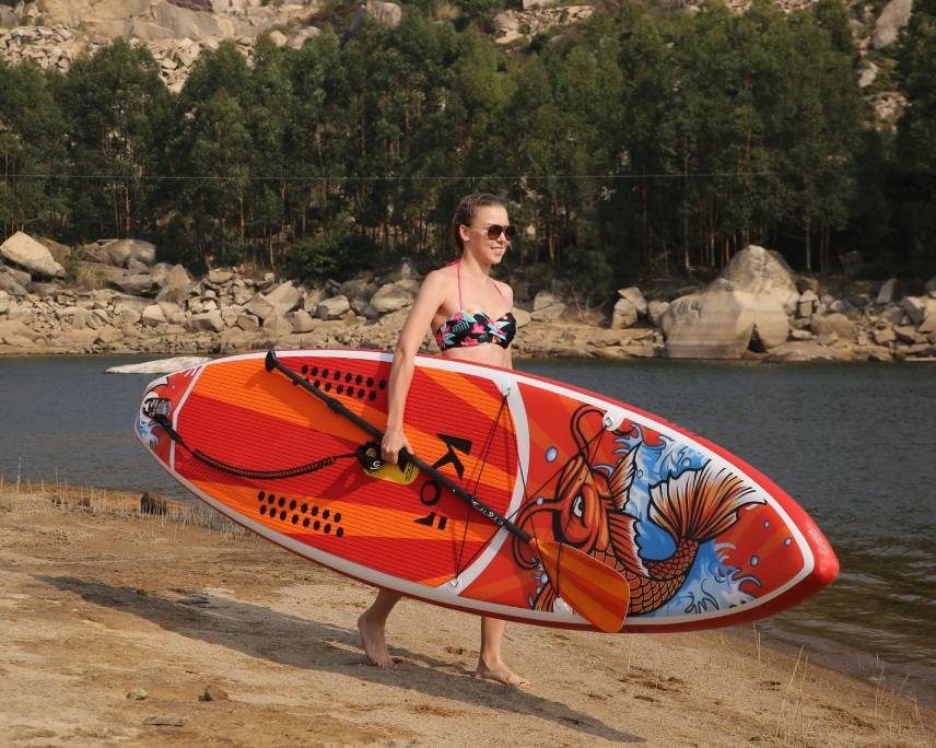 Funwater inflatable stand up paddle board in Canada has eye-catching SUP board designs