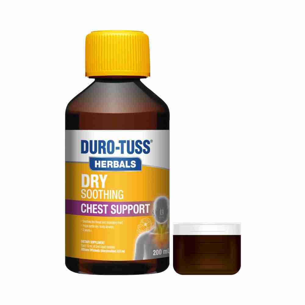 Duro-Tuss Herbals Dry Soothing Chest Support Liquid 200mL - Image 5