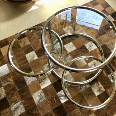 Vintage Milo Baughman Couchtisch 1970‘s