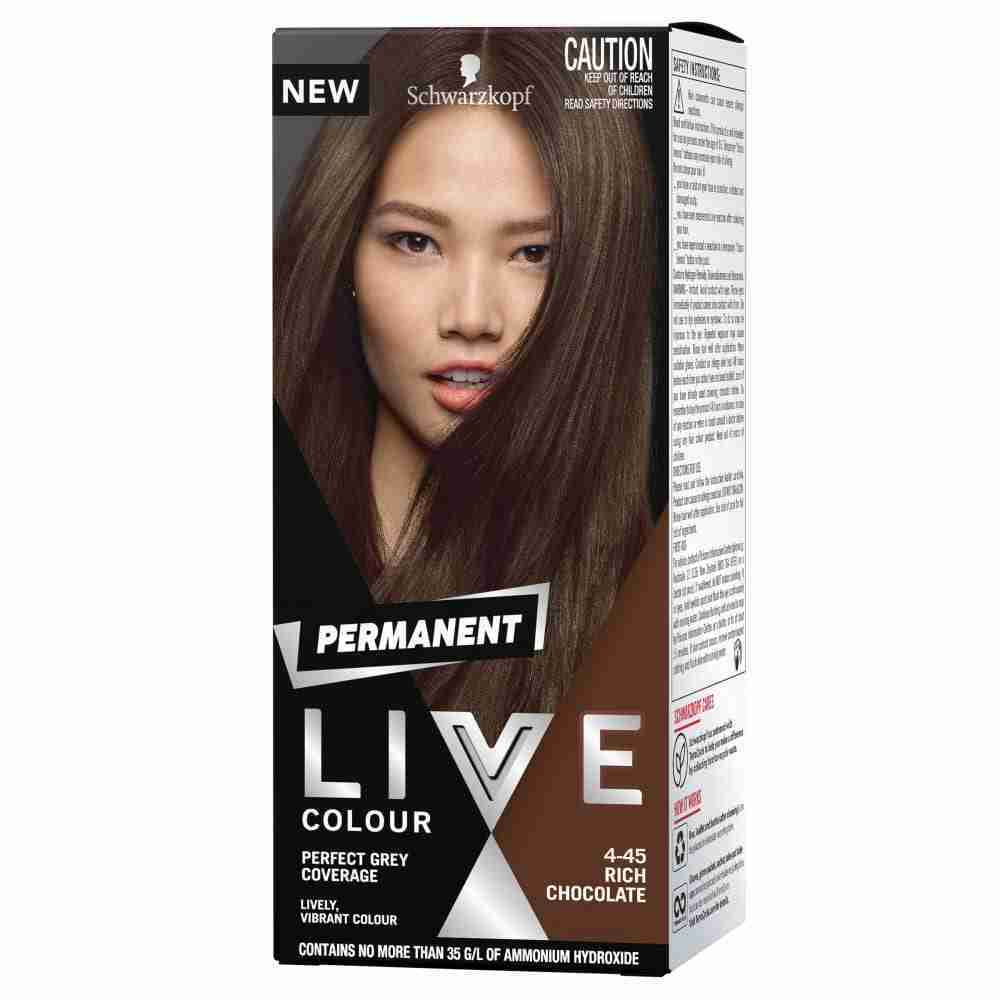 Schwarzkopf LIVE Colour Permanent 4.45 Rich Chocolate - Image 2