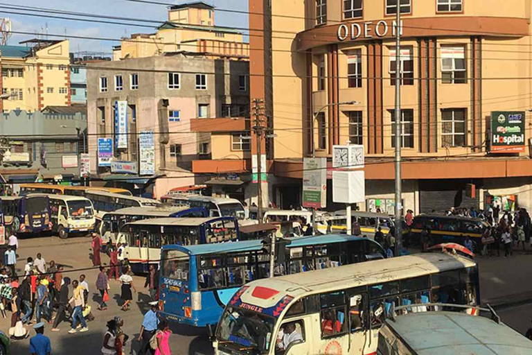 closeup of city in kenya