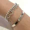 Tiffany style silver bracelets