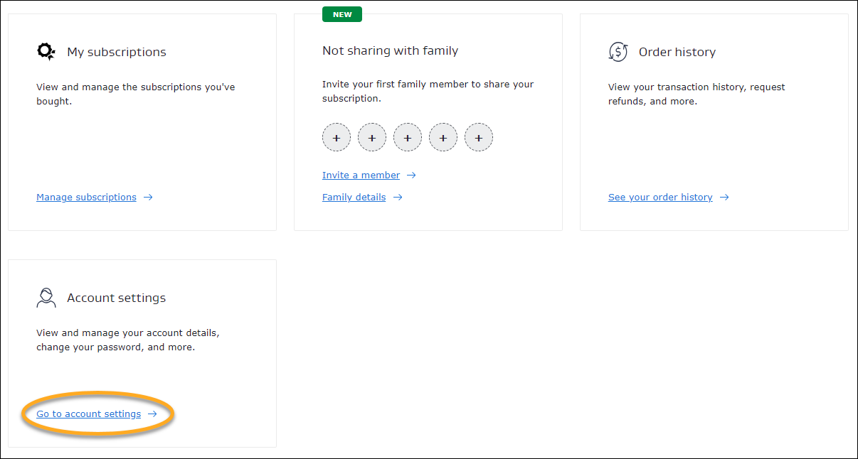 Creating an AVG Account