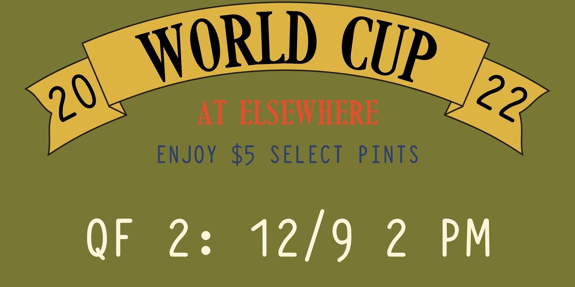 World Cup Showing Live-Quarter Finals Game 2 promotional image