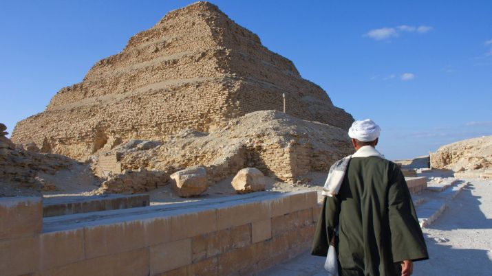 The Saqqara Pyramid is home to some of the oldest tombs in Egypt