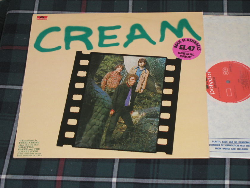 Cream - "FRESH CREAM" UK Import UK import  Polydor from 70's