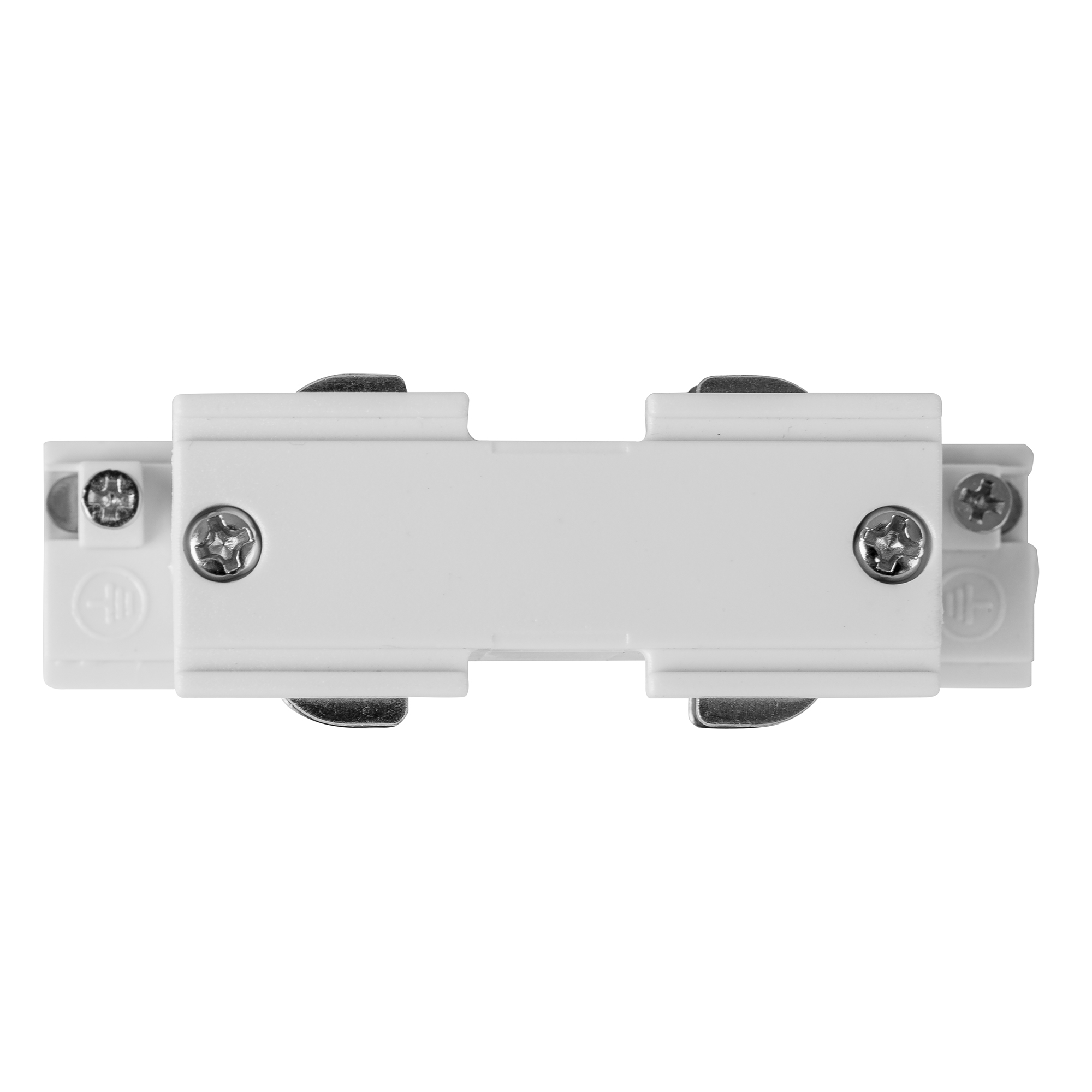 HCP-103301-SJ - White Three Circuit Recessed Track Straight Joiner
