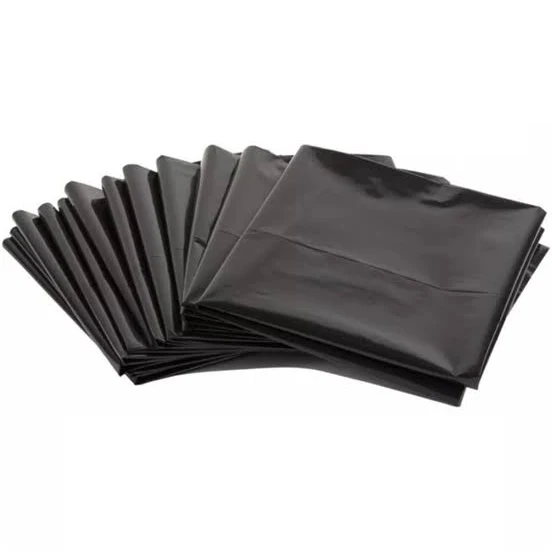 72-77L x 250 Black Heavy Duty Bin liner