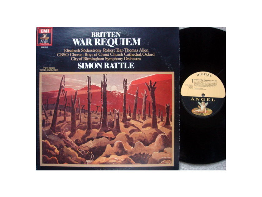 EMI Angel Digital / RATTLE,  - Britten War Requiem,  NM, 2LP Set!