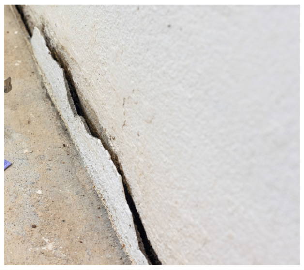 Image showing structural damage of concrete