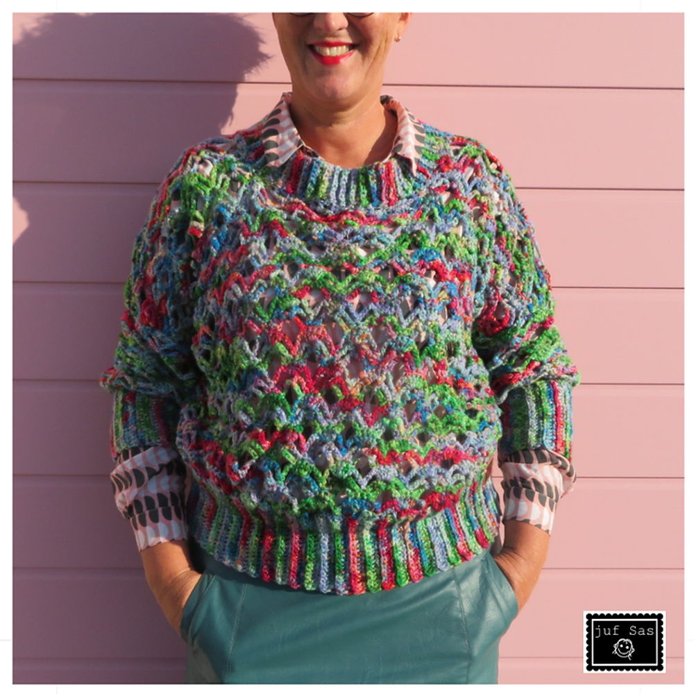 Pattern for sweater and cardigan Anna by teacher Sas