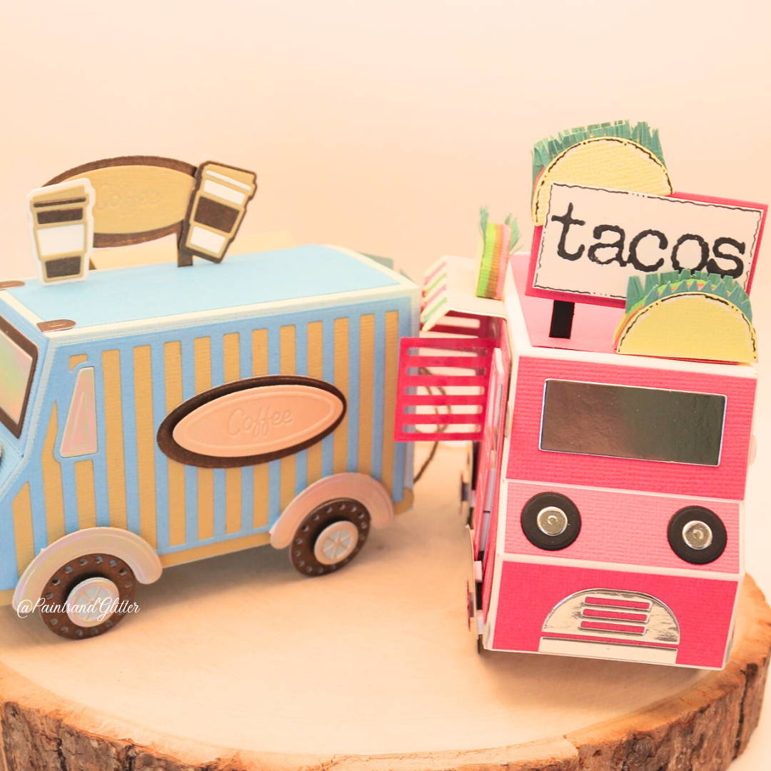 Paper Crafted Taco Van