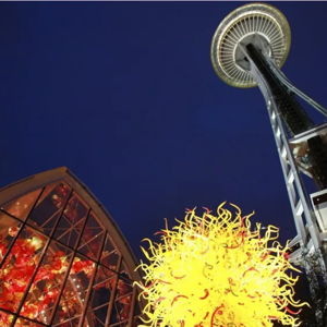 Space Needle and Chihuly Garden - Honeymoon