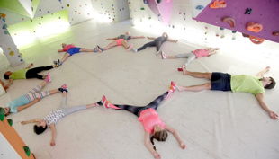 kletterhalle bergwerk yoga pause