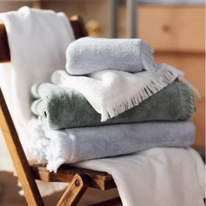 Plush Turkish Cotton Towel Collection | Set of 2 Washcloths | Blue