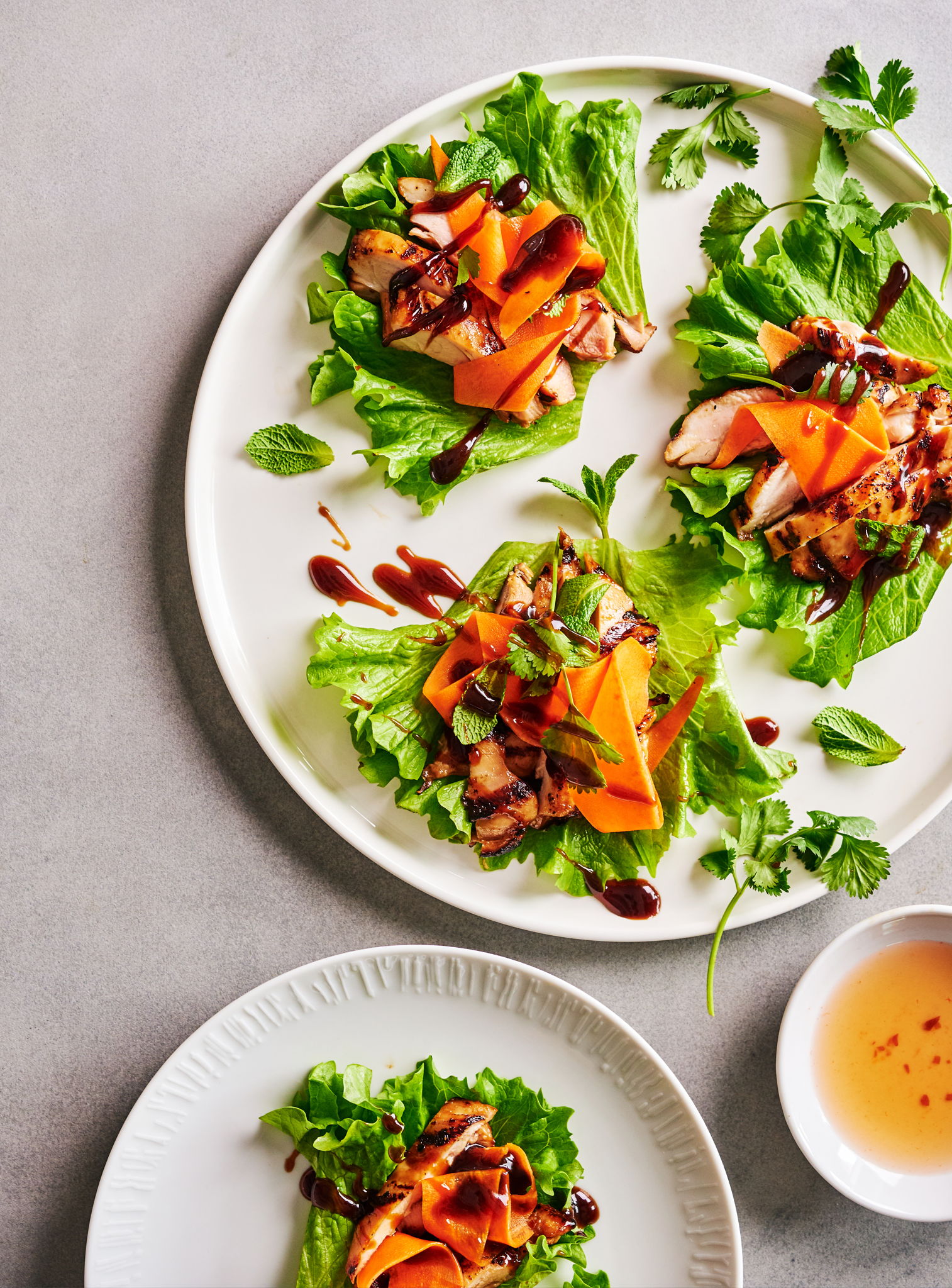 Grilled Chicken Lettuce Wraps | RICARDO
