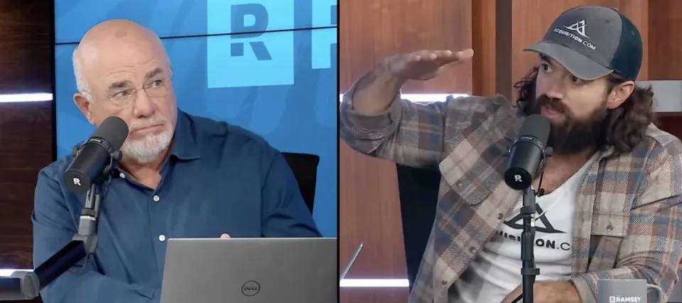 Alex Hormozi talking to Dave Ramsey