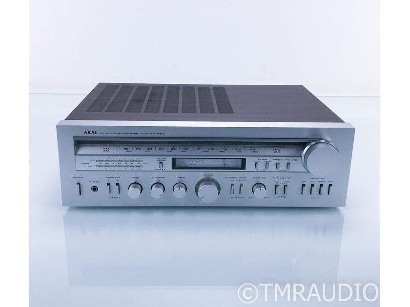 Akai AA-R50 Vintage AM / FM Receiver; MM Phono; AS-IS (Distortion / Noise) (17053)