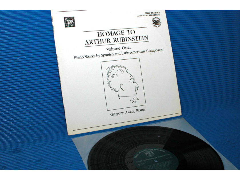 VARIOUS/Allen -  - "Homage to Artur Rubinstein" -  Musical Heritage Society DMM