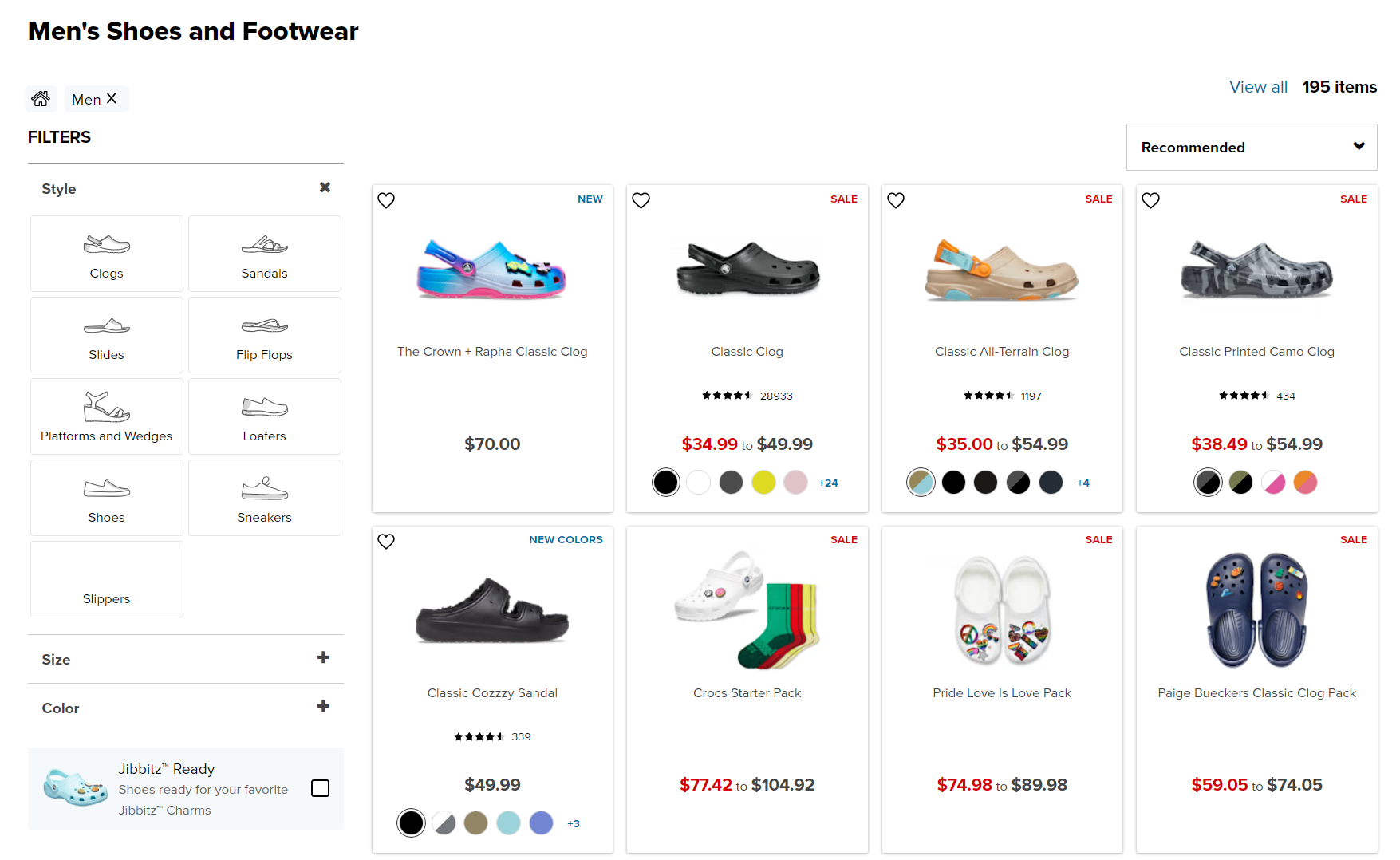 Crocs product / service