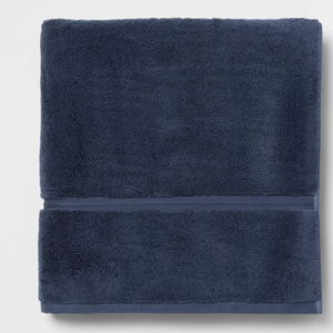 Oversized Spa Plush Towel - Threshold™: Navy