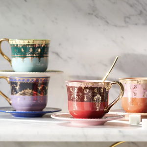 The Honora Stoneware Espresso Cup & Saucer