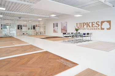 De showroom van Uipkes in Alphen a/d Rijn