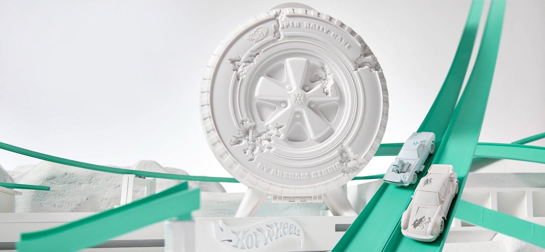 Daniel Arsham Creates New Version Of Hot Wheel’s Classic Rally Wheel Case For ‘Creations’ Collection