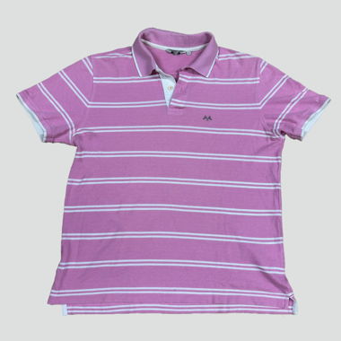  vintage striped Thomas Burberry polo shirt 
