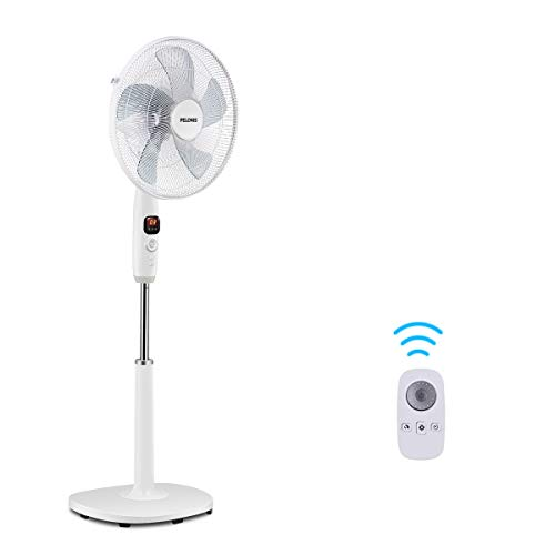 Pelonis PFS40D8AWW Silent Turbo Standing Adjustable Fan vs Honeywell