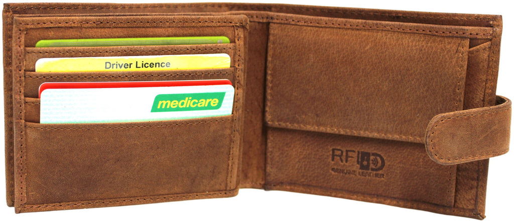 RFID Lined Hunter Leather Wallet Style 12047 - Image 6
