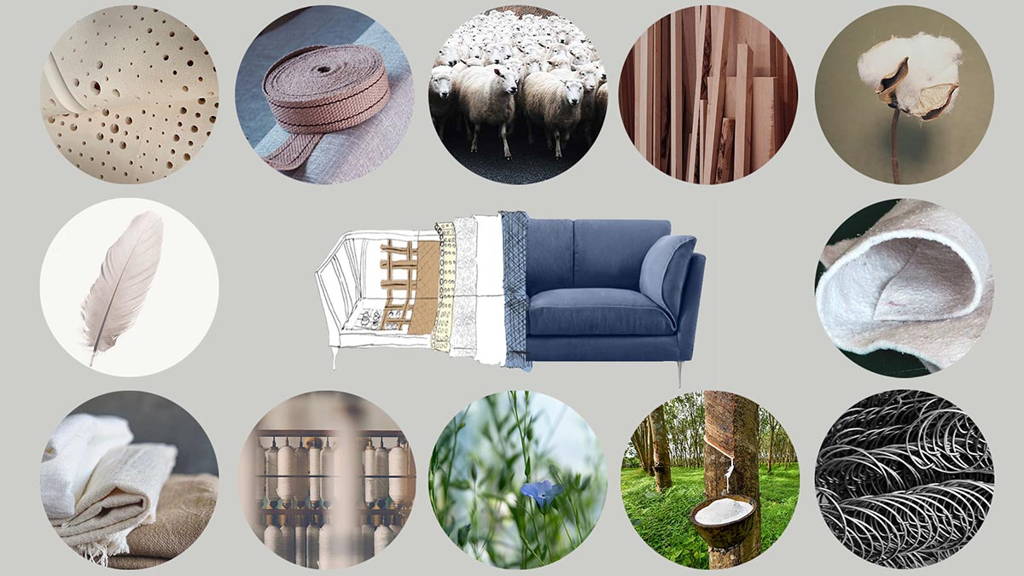 organic sofa, eco friendly sofa, natural sofa, sustainable sofa