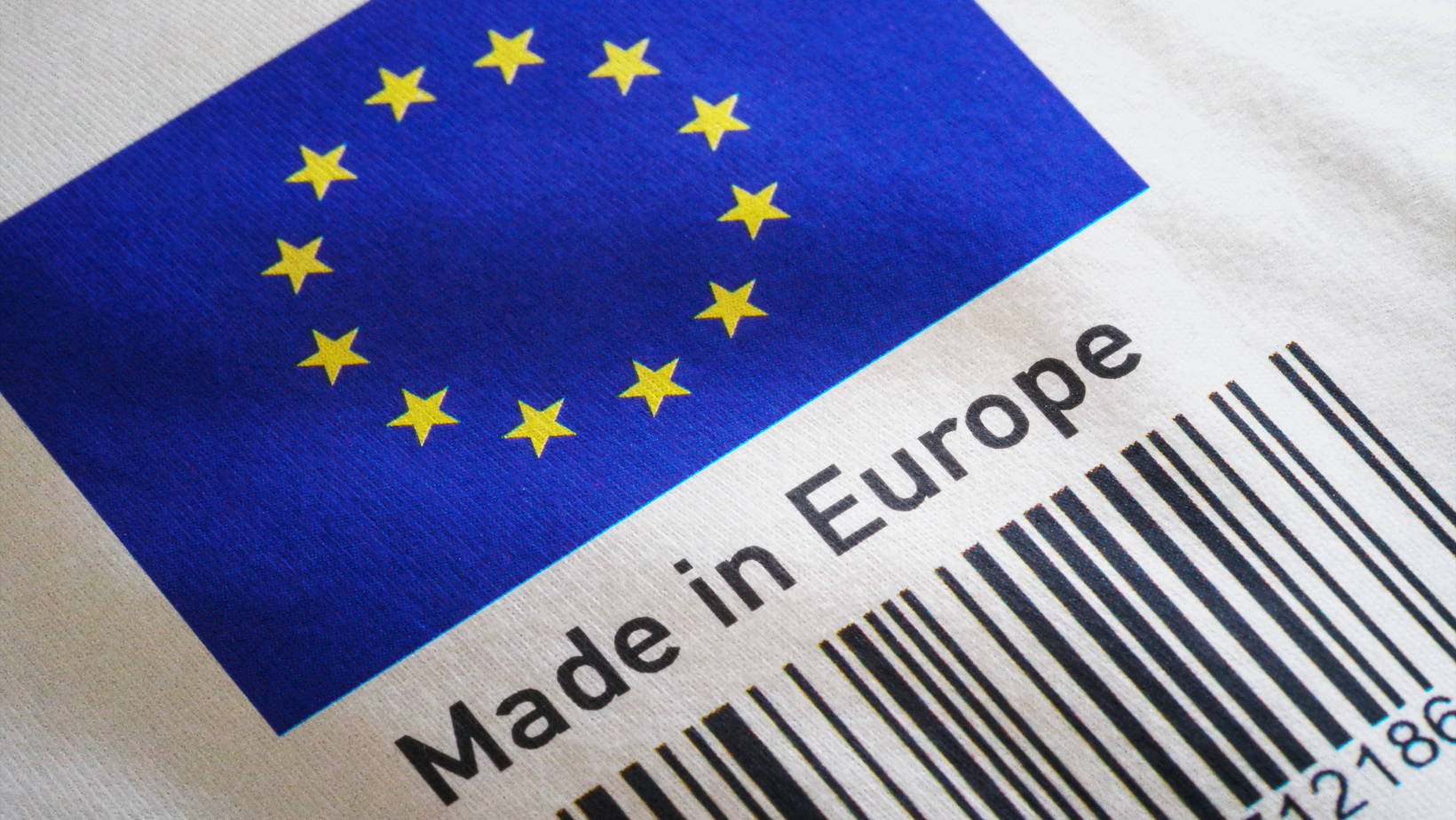 Made in Europe Product Barcode | My Organic Company