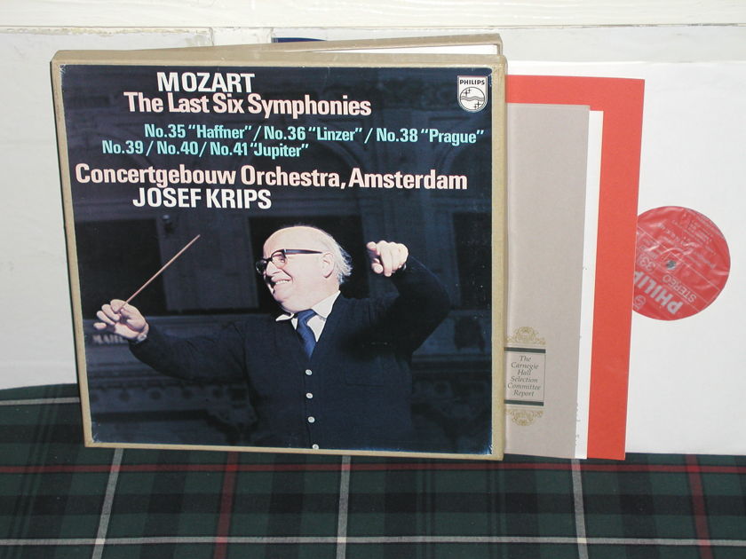 Krips/COA - Mozart Last 6 Symp Philips import  6998 3lp boxse