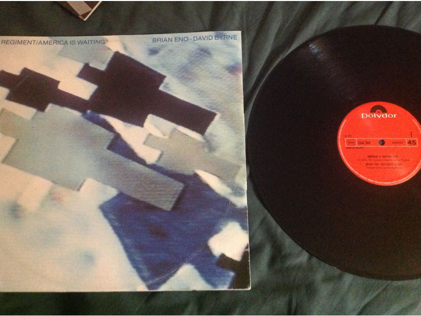 Brian Eno/David Byrne  - Regiment/America Is Waiting Polydor!UK 12 Inch 45RPM