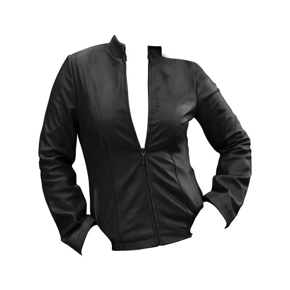 HARRINGTON - Black LEATHER