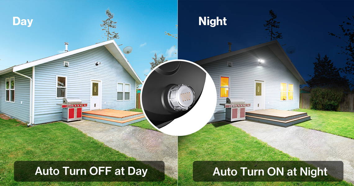 Olafus 60W Dusk to Dawn Security Lights Outdoor - OLAFUS