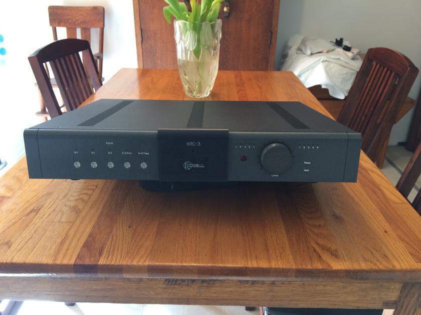 Krell KRC-3 Preamp with Metal Remote! Recapped! Works great!