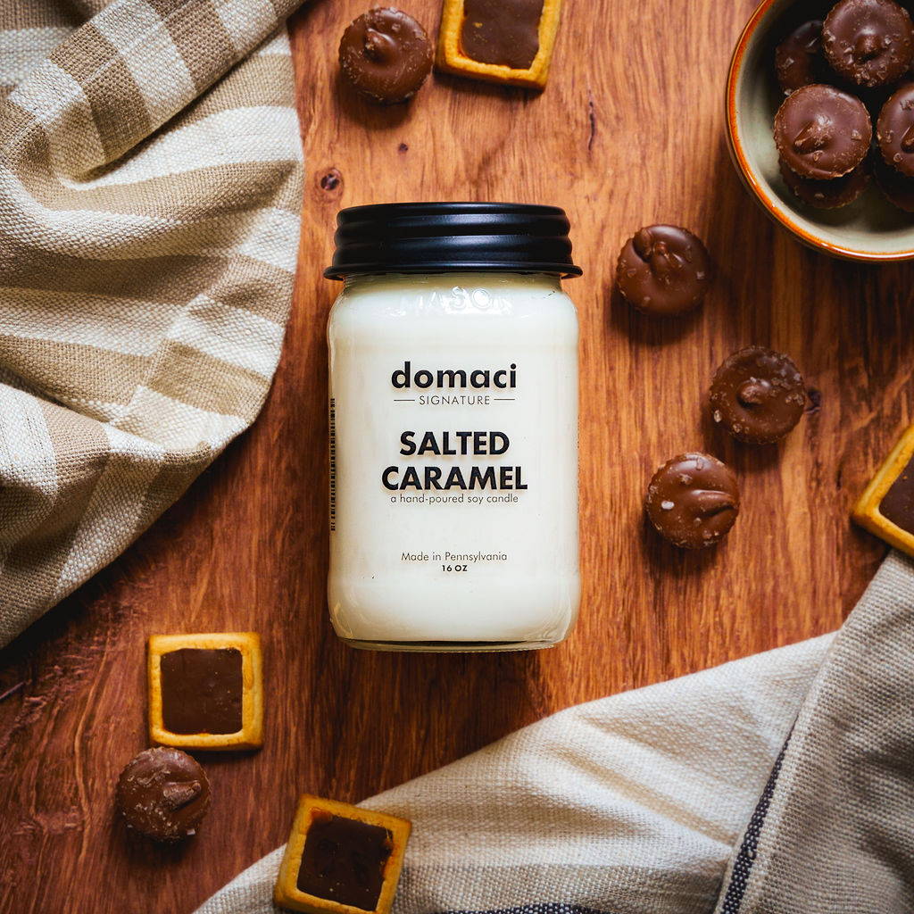 Salted Caramel Soy Candle