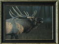 Reveille By Dan Smith Elk Canvas Giclee