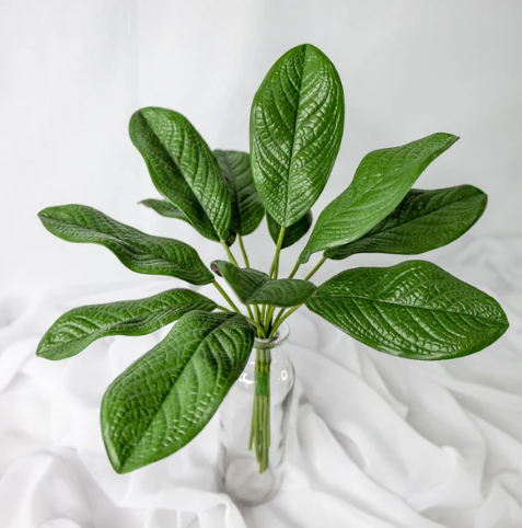 Small Magnolia Leaf (12 Pack) -Realistic Artificial Flowers