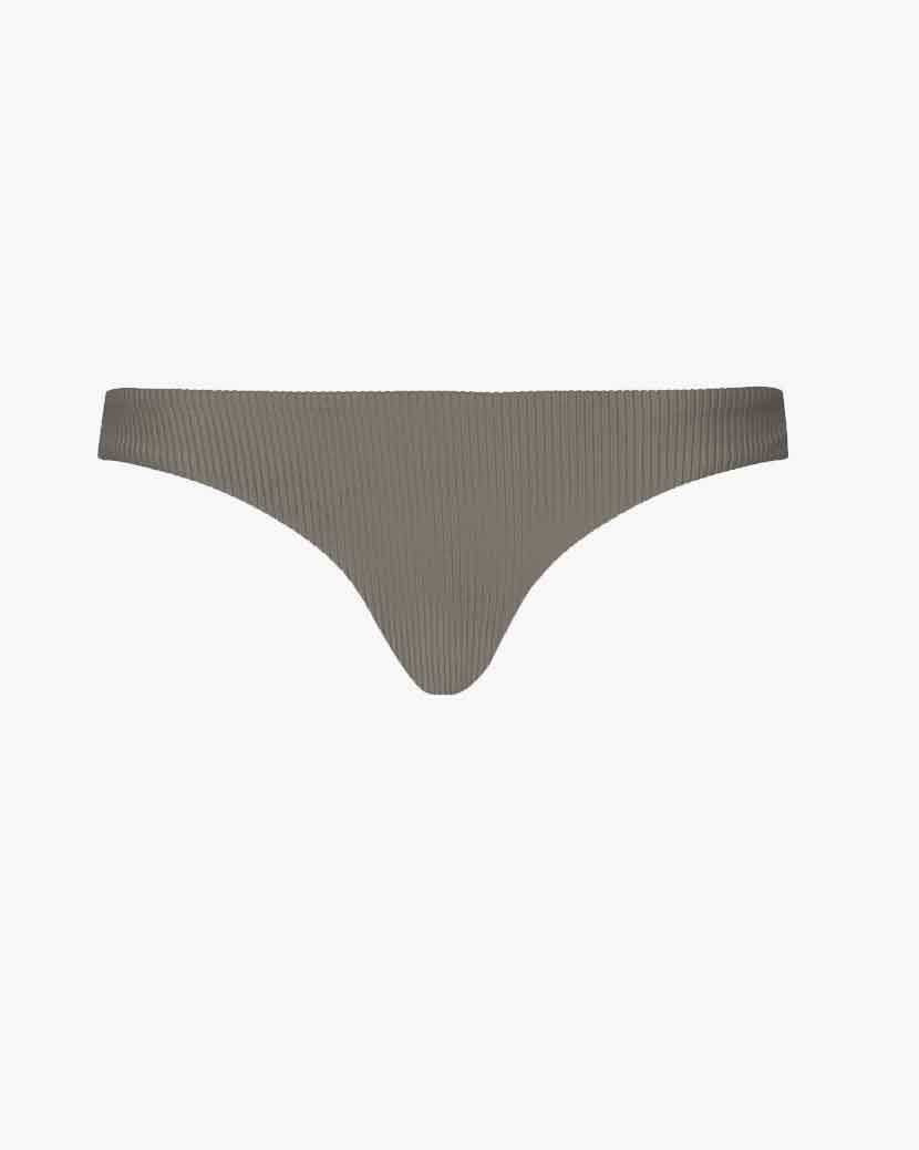 Frankies Bikinis Greer Bottom in Caviar grey