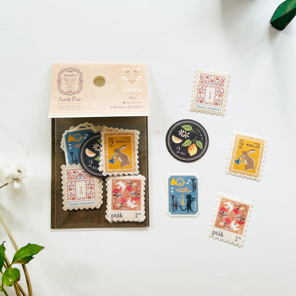 Antik Piae Stamp Style Flake Seal - Gulben – niconeco zakkaya