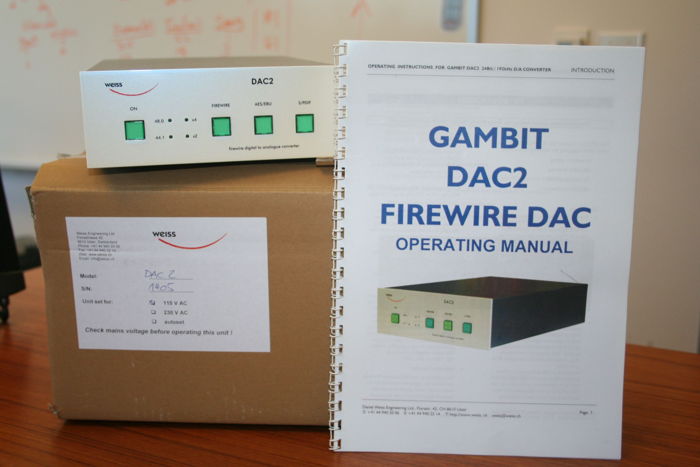 DAC2, Manual and Original Box