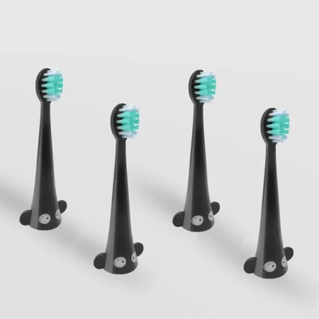 Têtes De Brosse Pour Enfants NEOKIDS (x4) - Noir