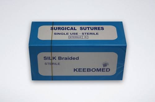 Silk Braided Veterinary Surgical Sutures