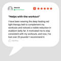 Testimonial from customer Marcia