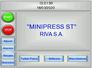 Minipress Riva Europe Main Screen