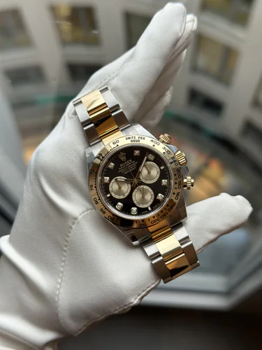 Rolex Daytona Black Dial / Diamonds 126503