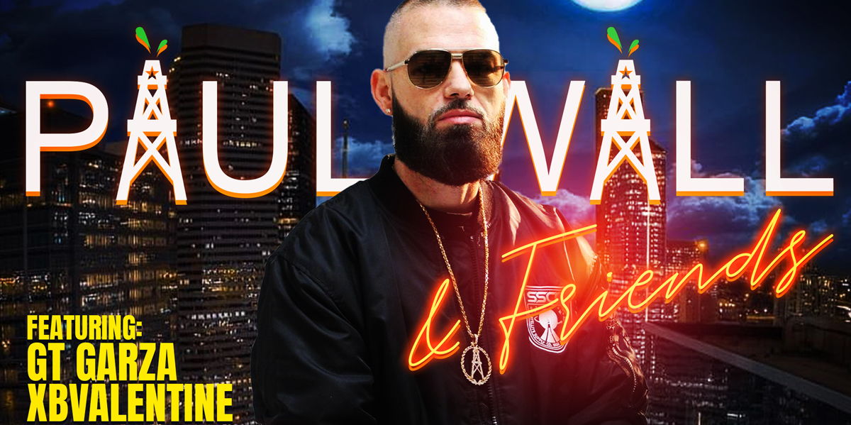 Paul Wall & Friends ft. GT Garza and xBValentine at The Parish 10/23 promotional image